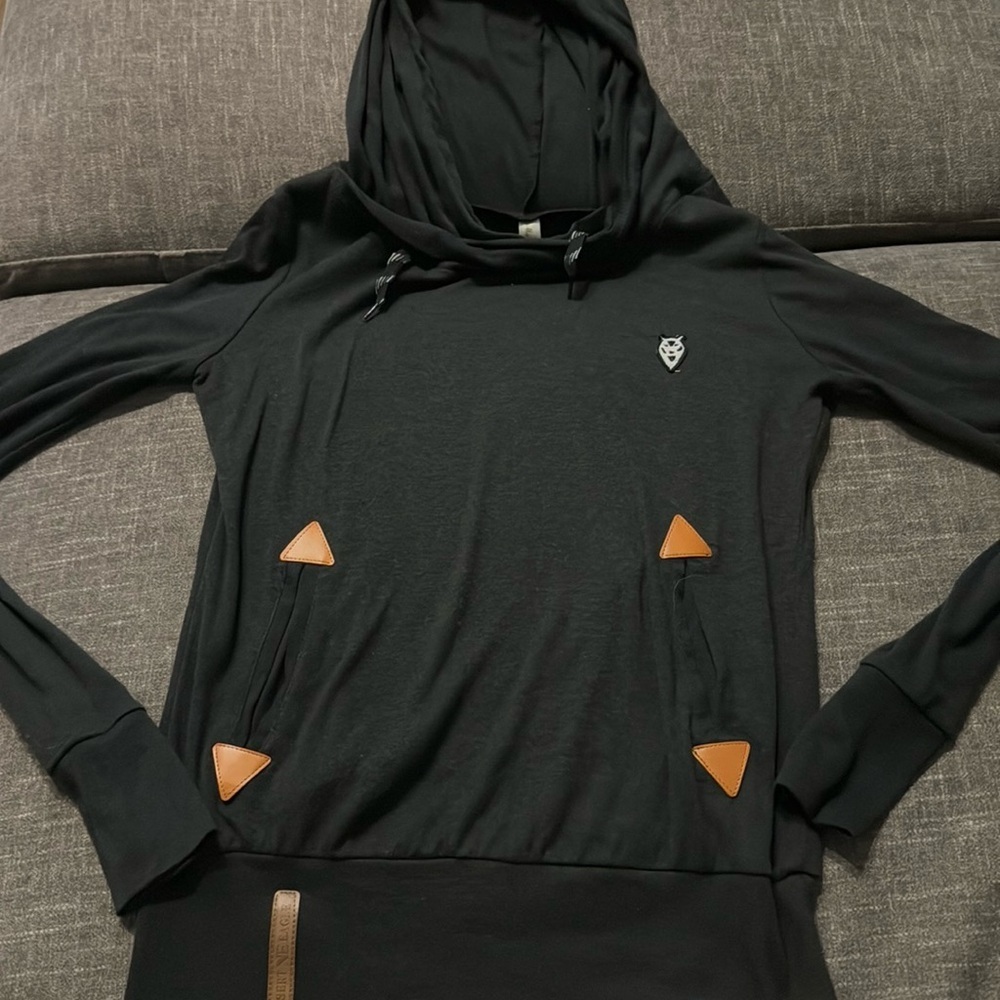 Dark grey ladies hoodie size medium